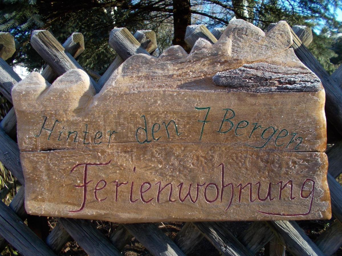 Ferienwohnung "Hinter Den Sieben Bergen" Schwarzenberg  Bagian luar foto